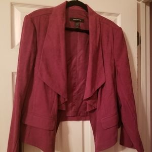 Faux suede jacket